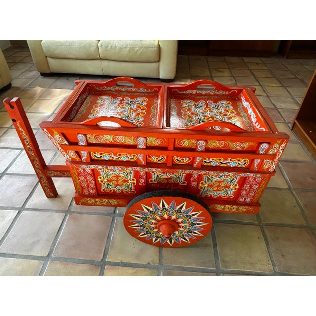 2010s Handcrafted Costa Rican Oxcart For Sale - Image 5 of 12