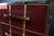 Chest of Drawers with Red Murano Glass and Brass Trim from Justfurnituress For Sale - Image 4 of 11