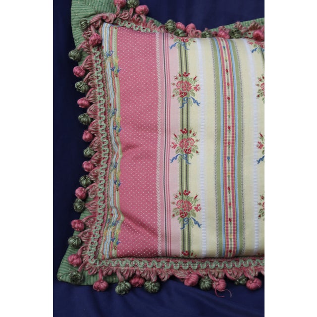Textile Mid 20 C. French Chair Pillow For Sale - Image 7 of 13