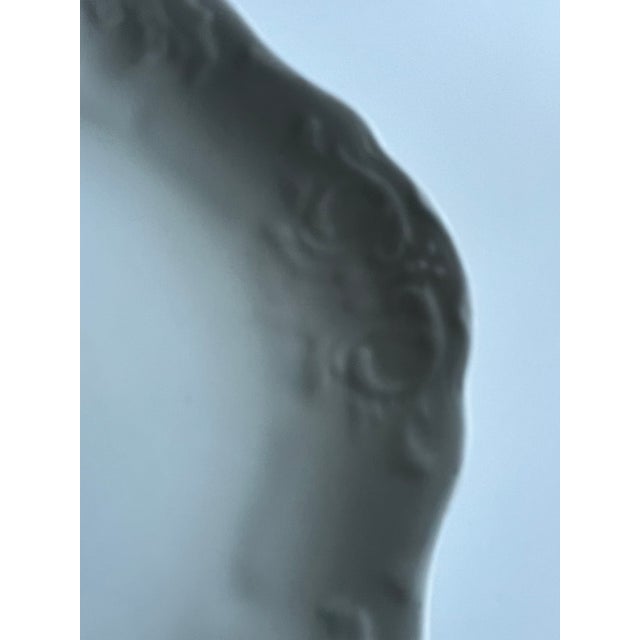 English Antique Embossed Ironstone Platter For Sale - Image 3 of 8