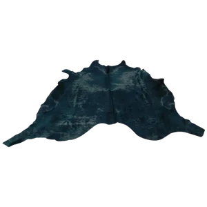 Black Cowhide Rug-5'x6'6'