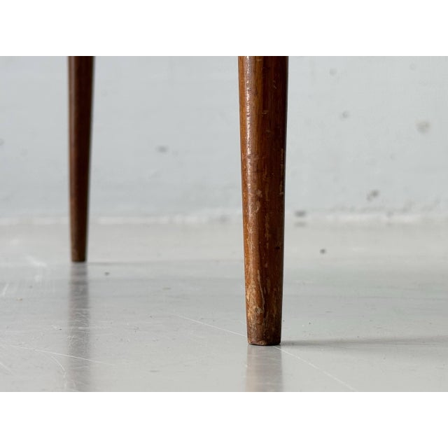 Wood Mid-Century Side Table with Shelf in Teak, 1960s For Sale - Image 7 of 16