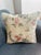 2020s Vintage Isparta Turkish Rug Pillow Cover | Floral Wool Cushion Cover 16x16 | Handmade Boho Throw Pillow | Hidden Zipper For Sale - Image 5 of 8