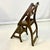 1970s Vintage English Hollywood Regency Arts & Crafts Library Steps Convertible Chair - 3 Step For Sale - Image 10 of 17