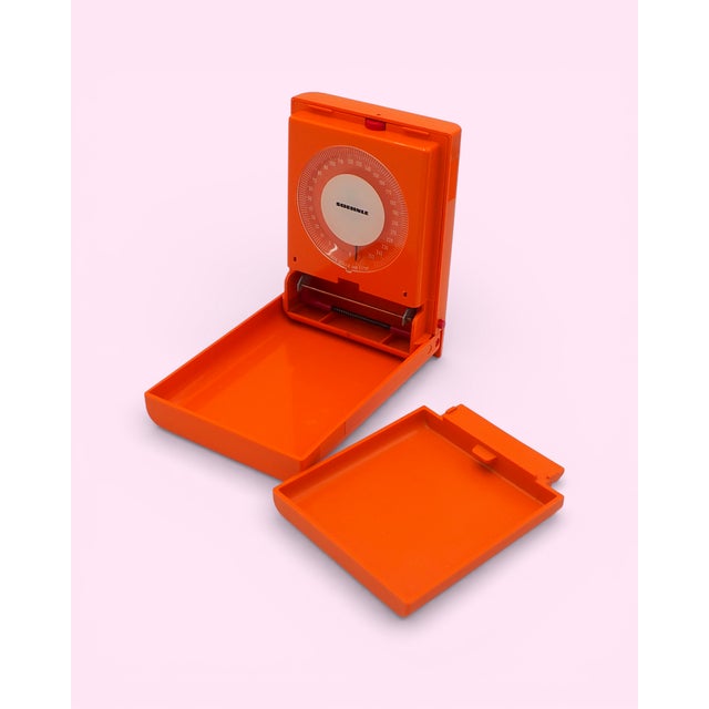 Orange Foldable Scale in Box from Soehnle, 1970s, Set of 2 For Sale - Image 8 of 14