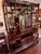 Wood Asymmetrical Multi-Tiered Curio Cabinet / Display Hutch: For Sale - Image 7 of 9