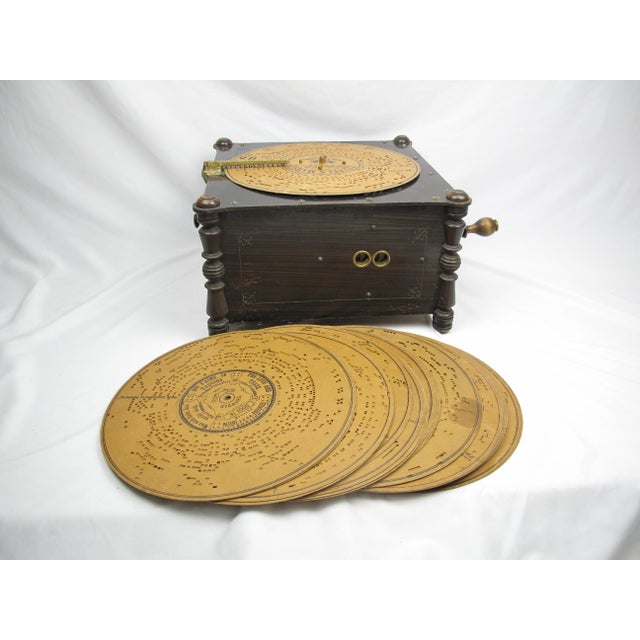 Ariston Music Box Player With Punched Paper Records Chairish