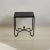 DESIGN FRERES Entretoise' Black Limestone Side Table by Design Frères For Sale - Image 4 of 9