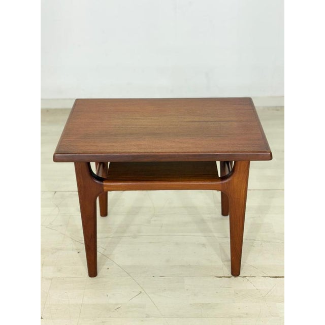 Mid-Century Danish Side Table in Teak by Niels Bach, 1960s For Sale - Image 3 of 11