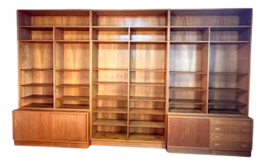 Modular Shelving System in Teak by Poul Hundevad for Hundevad & Co., 1960s