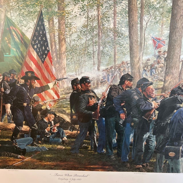 Original Print Numbered Signed Framed by American Artist Bradley Schmeht Titled Fierce When Proooked Made in 1970 For Sale - Image 4 of 10