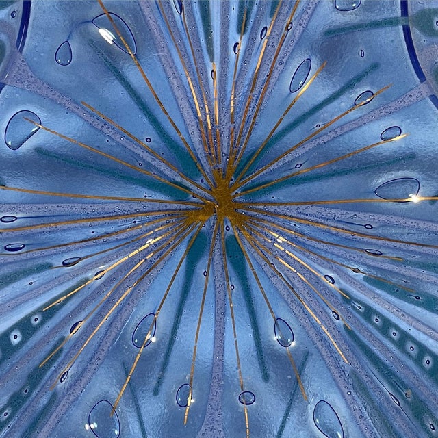 Glass Higgins Fused Glass Tidbit Tray For Sale - Image 7 of 9