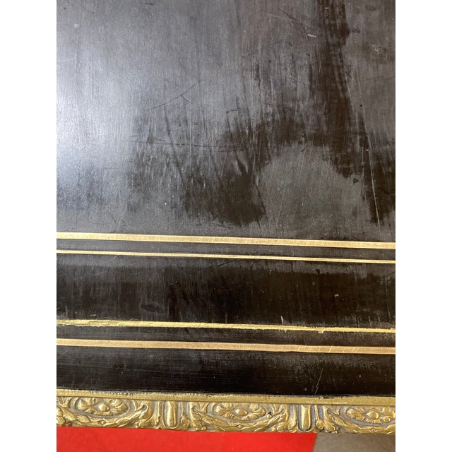 Metal Napoleon III Game Console Table For Sale - Image 7 of 18