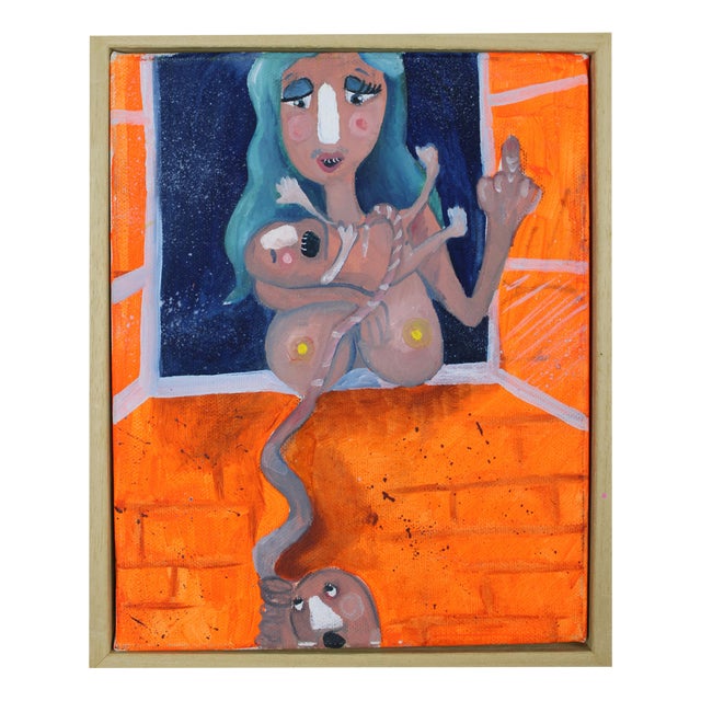 Inés Silvalde, Route 66, Mixed Media on Canvas, 2018, Framed For Sale