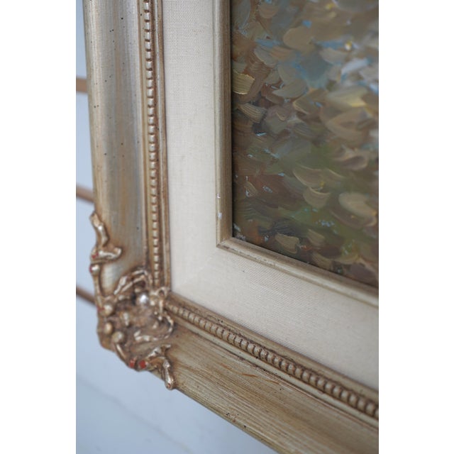 J. Gaston Paris Street Oil Painting on Canvas For Sale - Image 4 of 13