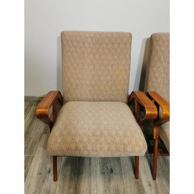 Set of Armchairs attributed to Frantisek Jirak for Tatra, 1960s For Sale - Image 14 of 18