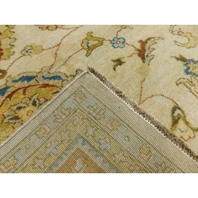 Handmade Indo Persian Rug. 8'x 9'9" For Sale - Image 15 of 18