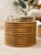 Wood Bamboo Vintage Chair and Ottoman For Sale - Image 7 of 12