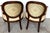 Set of 4 Baker Milling Road Neoclassical Mahogany & Parchment Leather Armchairs For Sale - Image 4 of 17