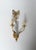 Metal Italian Gilt Metal and Glass Two-Light Wall Sconce with Bow by Banci Firenze, 1970s For Sale - Image 7 of 15