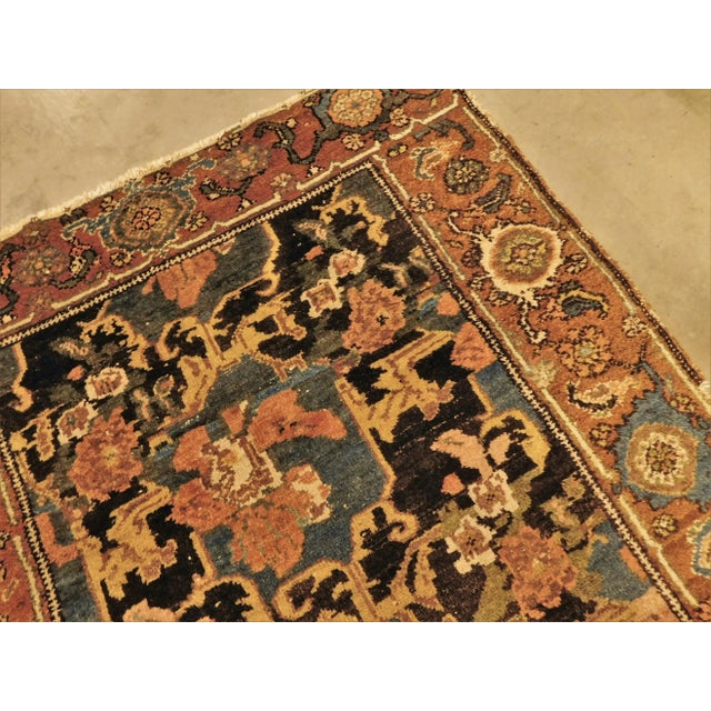 Textile 1920s Antique Persian Bakhtiar Rug 3'5"x 6'2" For Sale - Image 7 of 13
