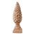 Vintage Tuscan-Style Terracotta Pinecone Finial Statue For Sale
