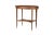 Early 20th Century Antique English Hepplewhite Carved Bellflower Mahogany Caned Oval Side Table For Sale - Image 12 of 12
