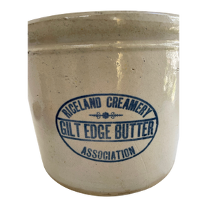 Antique Red Wing Stoneware Butter Crock