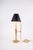 Metal Brass Bouillotte Table Lamp with Adjustable Black Metal Shade, 1950s For Sale - Image 7 of 16