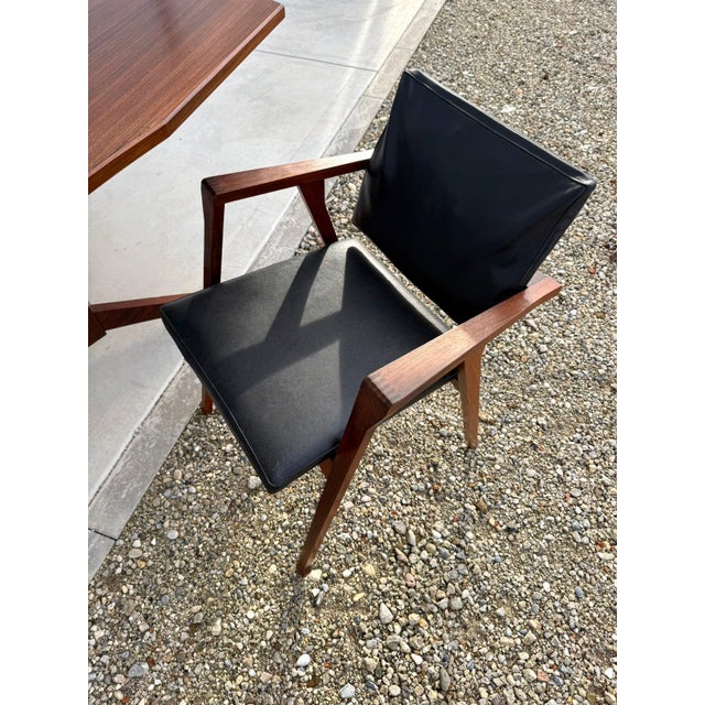Mid-Century Modern Model Tl22 Desk and Armchair by Franco Albini for Poggi, 1958, Set of 2 For Sale - Image 3 of 8