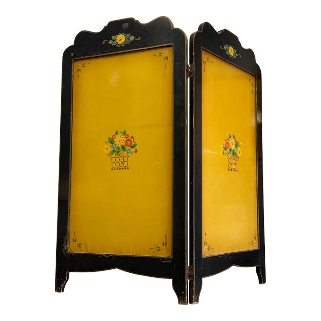 Mid 20th Century Wood Bifold Divider For Sale