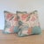 Lee Jofa Nympheus Twill Pillows in Pink/Teal With Braided Multi Cord- 22" Pair For Sale In Greensboro - Image 6 of 8