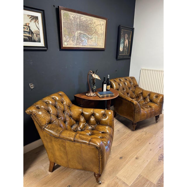 Vintage Club Chairs, 2000s, Set of 2 For Sale - Image 18 of 18