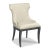 Transitional Addison Club Chair in Charcoal For Sale - Image 3 of 3