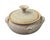 We have for your consideration a very beautiful lidded ceramic bowl. artist is unknown but signed but can’t make out the...