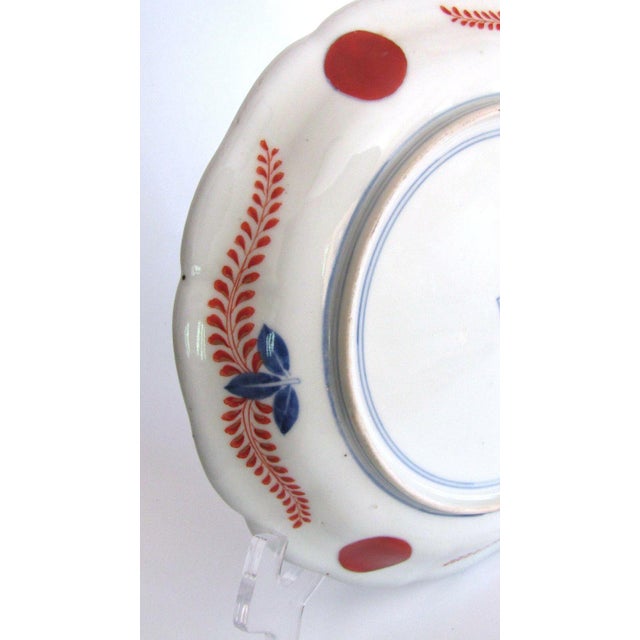 Ceramic 17thC Japanese Kakiemon Porcelain Plate Arita Edo Leaping Hare Fuku Mark For Sale - Image 7 of 8