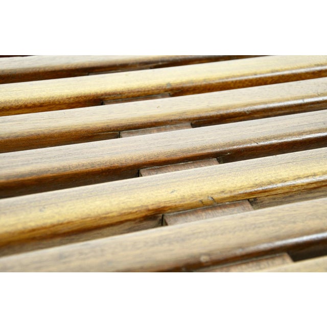 Cansado Bench attributed to Charlotte Perriand for Steph Simon, 1950s For Sale - Image 10 of 14