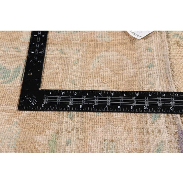Textile Vintage Turkish Oushak Rug, 05'08 X 08'10 For Sale - Image 7 of 10