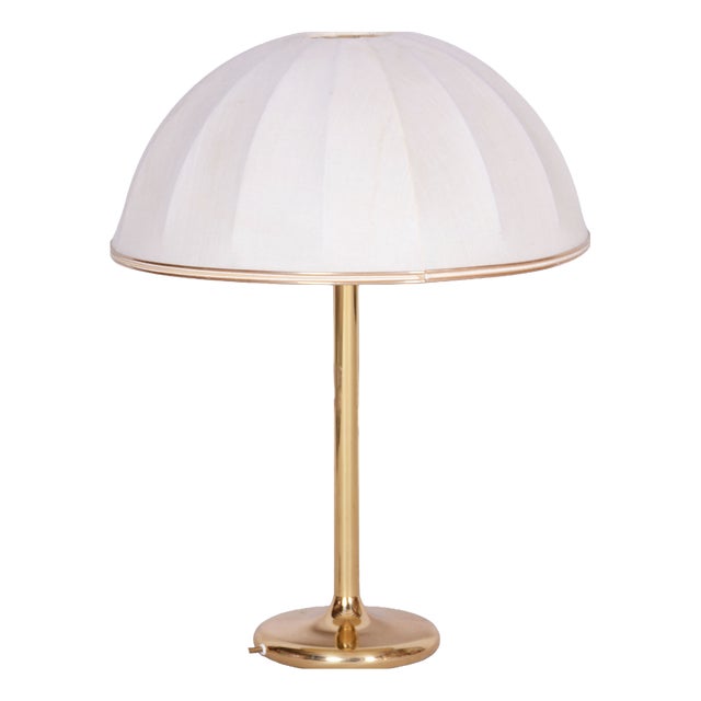 Mid-Century Czech Table Lamp in Brass, 1960s For Sale