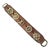 Vintage English Leather Horse Brass Martingale Wall Hanging With Five Brass Medallions For Sale
