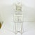 1970s Mid-Century Boho Chic Coastal Victorian Tole Metal Flat Bar Lattice Plant Stand. For Sale - Image 9 of 13