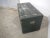 Vintage Black Wooden Trunk, 1940s For Sale - Image 9 of 11