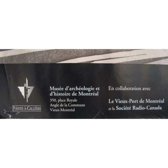 Contemporary 1998 Original Poster, Les Symphonies Portuaires, Pointe-à-Callière Museum For Sale - Image 3 of 11