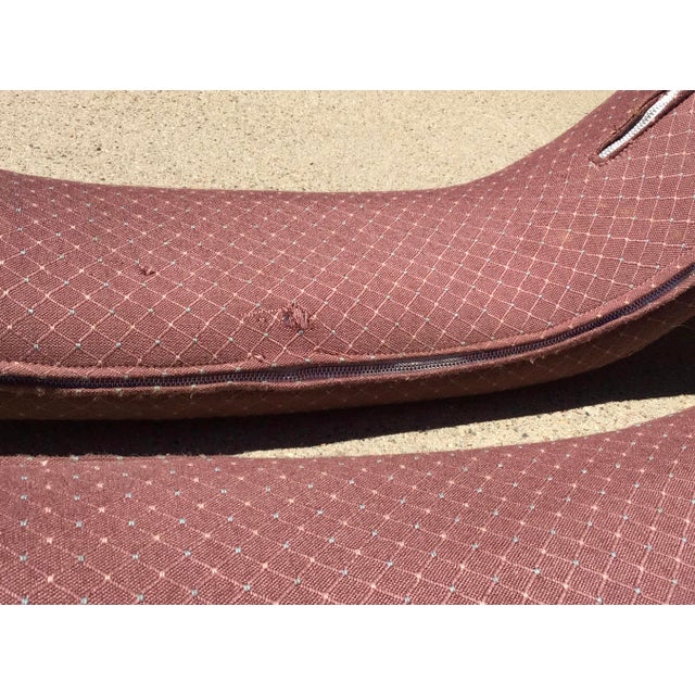 Olivier Mourgue Bouloum Fiberglass and Fabric Lounge Chair For Sale - Image 11 of 13