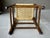 Mid 20th-Century Refined Rustic Maple Wood Mortise & Tenon Fiber Rush Saddle Seat Bench / Stool For Sale - Image 10 of 18