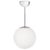 Metal Globe Chrome D35 Ceiling Lamp from Konsthantverk For Sale - Image 7 of 7