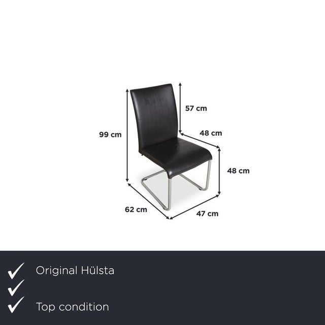 This Hülsta D2 suite is an impressive ensemble for any spacious dining area or conference room. Upholstered in deep black...