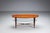 Mid-Century Modern Assymetrical Coffee Table with Glass Storage and Cross Leg Details, 1960s For Sale - Image 3 of 14