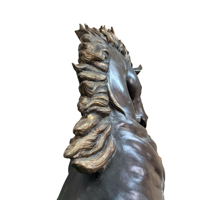 Monumental Rearing Horse Bronze Sculpture – 10.5 Ft Tall – Grand Equestrian For Sale - Image 9 of 10