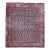 Vintage Persian Mahal Sultanabad Rug, Hand-Knotted Wool, Geometric Pattern, Navy & Red, 10x13 For Sale